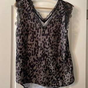 Leopard print cami